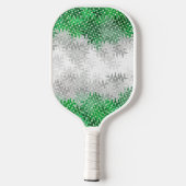 Trippy Squigggly Abstracte Grayromantic Pride Flag Pickleball Paddle (Achterkant)