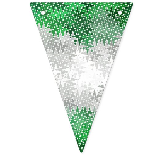 Trippy Squigggly Abstracte Grayromantic Pride Flag Vlaggetjes (Eerste vlag)