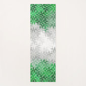 Trippy Squigggly Abstracte Grayromantic Pride Flag Yogamat (Voorkant)