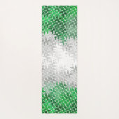 Trippy Squigggly Abstracte Grayromantic Pride Flag Yogamat (Achterkant)