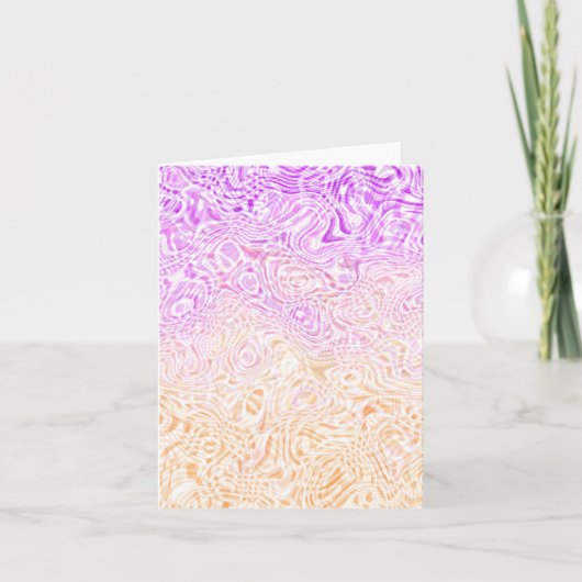 Trippy Squigggly Boho Abstract Trixic Pride Flag Bedankkaart (Voorkant)