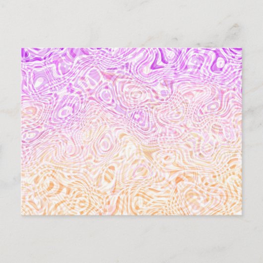Trippy Squigggly Boho Abstract Trixic Pride Flag Briefkaart (Voorkant)
