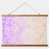 Trippy Squigggly Boho Abstract Trixic Pride Flag Hangend Wandkleed (Voorkant 3)