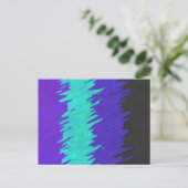 Trippy Squiggly Abstract Alexigender Pride Vlag Briefkaart (Staand voorkant)