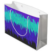 Trippy Squiggly Abstract Alexigender Pride Vlag Groot Cadeauzakje (Achterkant Gekanteld)