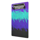 Trippy Squiggly Abstract Alexigender Pride Vlag Mini Klembord (Angled2)