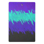 Trippy Squiggly Abstract Alexigender Pride Vlag Mini Klembord (Achterkant)