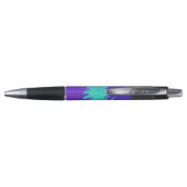 Trippy Squiggly Abstract Alexigender Pride Vlag Pen (Achterkant)