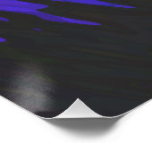 Trippy Squiggly Abstract Alexigender Pride Vlag Perfect Poster (Hoek)