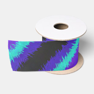 Trippy Squiggly Abstract Alexigender Pride Vlag Satijnen Lint