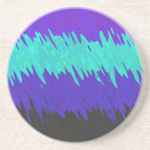 Trippy Squiggly Abstract Alexigender Pride Vlag Zandsteen Onderzetter