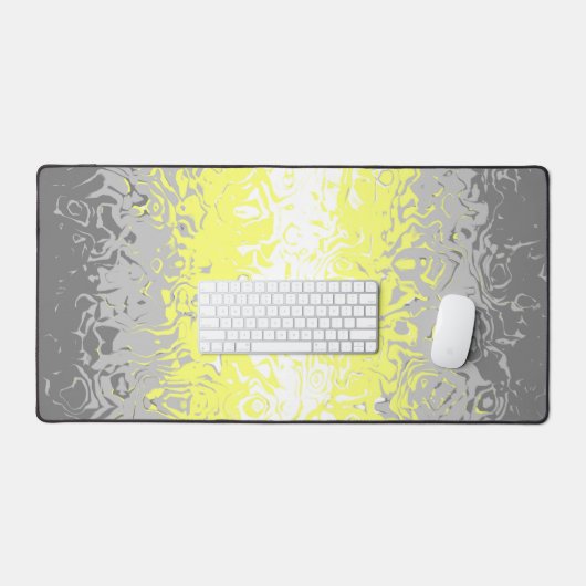 Trippy Squiggly Abstract Demigender Pride Vlag Bureaumat (Keyboard & Muis)