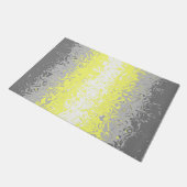 Trippy Squiggly Abstract Demigender Pride Vlag Deurmat (Schuin)