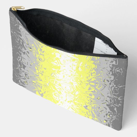 Trippy Squiggly Abstract Demigender Pride Vlag Etui (Open)