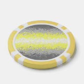 Trippy Squiggly Abstract Demigender Pride Vlag Poker Chips (Enkel)