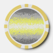 Trippy Squiggly Abstract Demigender Pride Vlag Poker Chips (Voorkant)