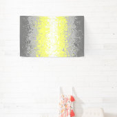 Trippy Squiggly Abstract Demigender Pride Vlag Spandoek (Insitu)