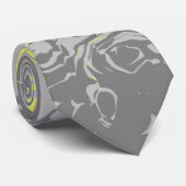 Trippy Squiggly Abstract Demigender Pride Vlag Stropdas (Opgerold)