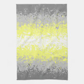 Trippy Squiggly Abstract Demigender Pride Vlag Theedoek (Verticaal)