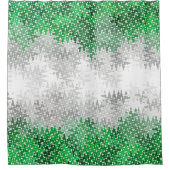 Trippy Squiggly Abstract Grayromantische Pridevlag Douchegordijn (Voorkant)