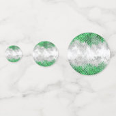 Trippy Squiggly Abstract Grijsromantische Pridevla Confetti (Voorkanten)