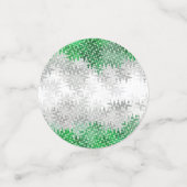 Trippy Squiggly Abstract Grijsromantische Pridevla Confetti (Kleine voorkant)