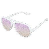 Trippy Squiggly Boho Abstract Trixic Pride Vlag Aviator Zonnebril (Gekanteld)