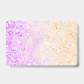 Trippy Squiggly Boho Abstract Trixic Pride Vlag Badge (Achterkant)