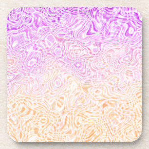 Trippy Squiggly Boho Abstract Trixic Pride Vlag Bier Onderzetter