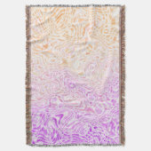 Trippy Squiggly Boho Abstract Trixic Pride Vlag Deken (Voorkant Verticaal)