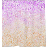 Trippy Squiggly Boho Abstract Trixic Pride Vlag Douchegordijn (Voorkant)