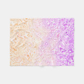 Trippy Squiggly Boho Abstract Trixic Pride Vlag Fleece Deken (Voorkant (Horizontaal))