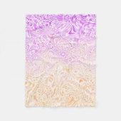 Trippy Squiggly Boho Abstract Trixic Pride Vlag Fleece Deken (Voorkant)