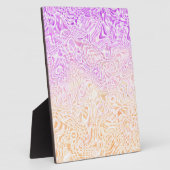 Trippy Squiggly Boho Abstract Trixic Pride Vlag Fotoplaat (Zijkant)