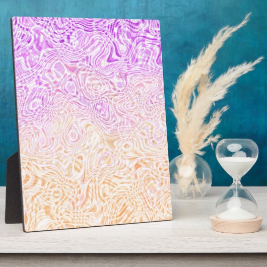 Trippy Squiggly Boho Abstract Trixic Pride Vlag Fotoplaat (Zijkant)