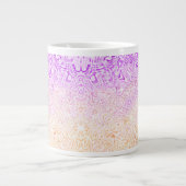 Trippy Squiggly Boho Abstract Trixic Pride Vlag Grote Koffiekop (Voorkant)