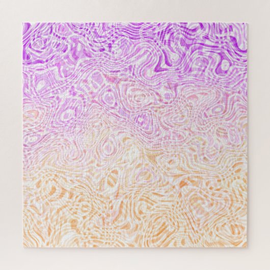 Trippy Squiggly Boho Abstract Trixic Pride Vlag Legpuzzel (Verticaal)