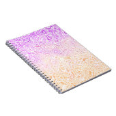Trippy Squiggly Boho Abstract Trixic Pride Vlag Notitieboek (Rechterzijde)