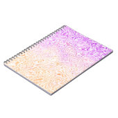 Trippy Squiggly Boho Abstract Trixic Pride Vlag Notitieboek (Linkerzijde)