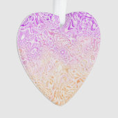 Trippy Squiggly Boho Abstract Trixic Pride Vlag Ornament (voorkant)
