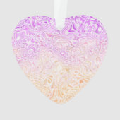 Trippy Squiggly Boho Abstract Trixic Pride Vlag Ornament (achterkant)