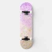 Trippy Squiggly Boho Abstract Trixic Pride Vlag Persoonlijk Skateboard (Voorkant)