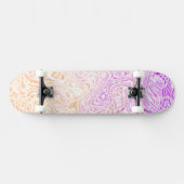 Trippy Squiggly Boho Abstract Trixic Pride Vlag Persoonlijk Skateboard (Horizontaal)