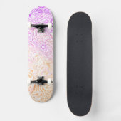 Trippy Squiggly Boho Abstract Trixic Pride Vlag Persoonlijk Skateboard (Voorkant)