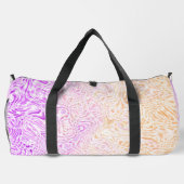 Trippy Squiggly Boho Abstract Trixic Pride Vlag Plunjezak (Achterkant)