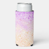 Trippy Squiggly Boho Abstract Trixic Pride Vlag Seltzer Blikjeskoeler (Seltzer Voorkant)