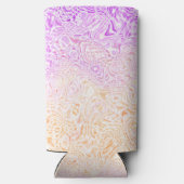 Trippy Squiggly Boho Abstract Trixic Pride Vlag Seltzer Blikjeskoeler (Achterkant)