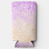 Trippy Squiggly Boho Abstract Trixic Pride Vlag Seltzer Blikjeskoeler (Voorkant)