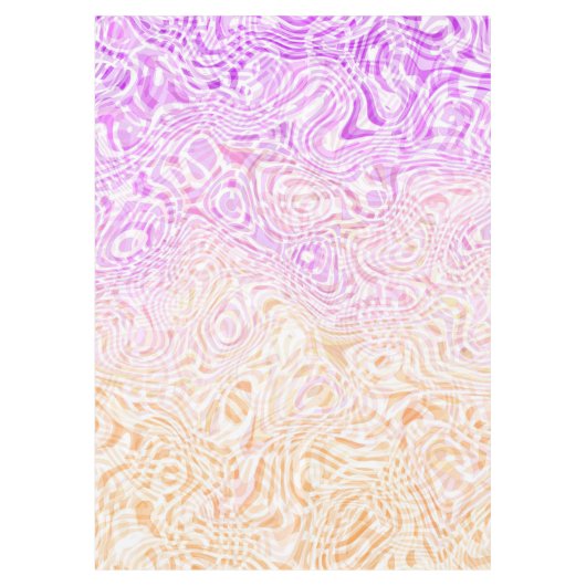Trippy Squiggly Boho Abstract Trixic Pride Vlag Tafelkleed (Voorkant)