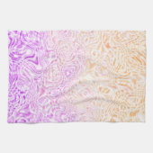 Trippy Squiggly Boho Abstract Trixic Pride Vlag Theedoek (Horizontaal)